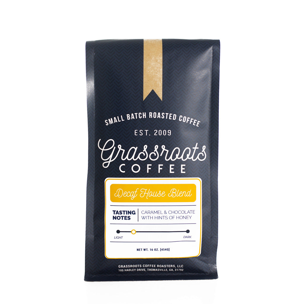 Decaf House Blend small batch coffee