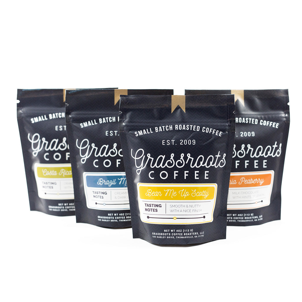 Small-batch coffee samples